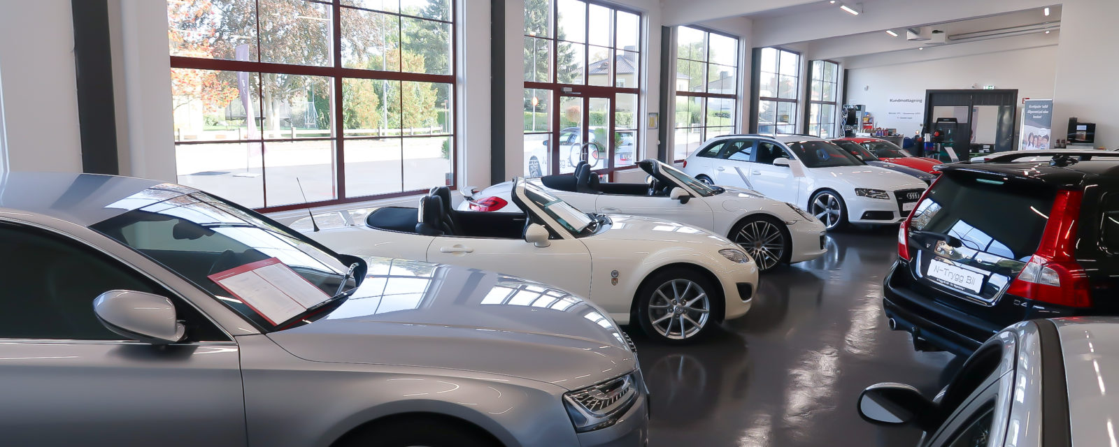 Bilförsäljning Showroom